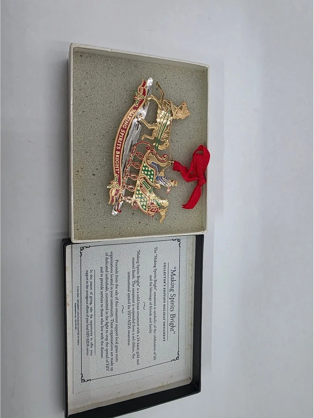 Collector's Edition Holiday Ornament 'Making Spirits Bright'